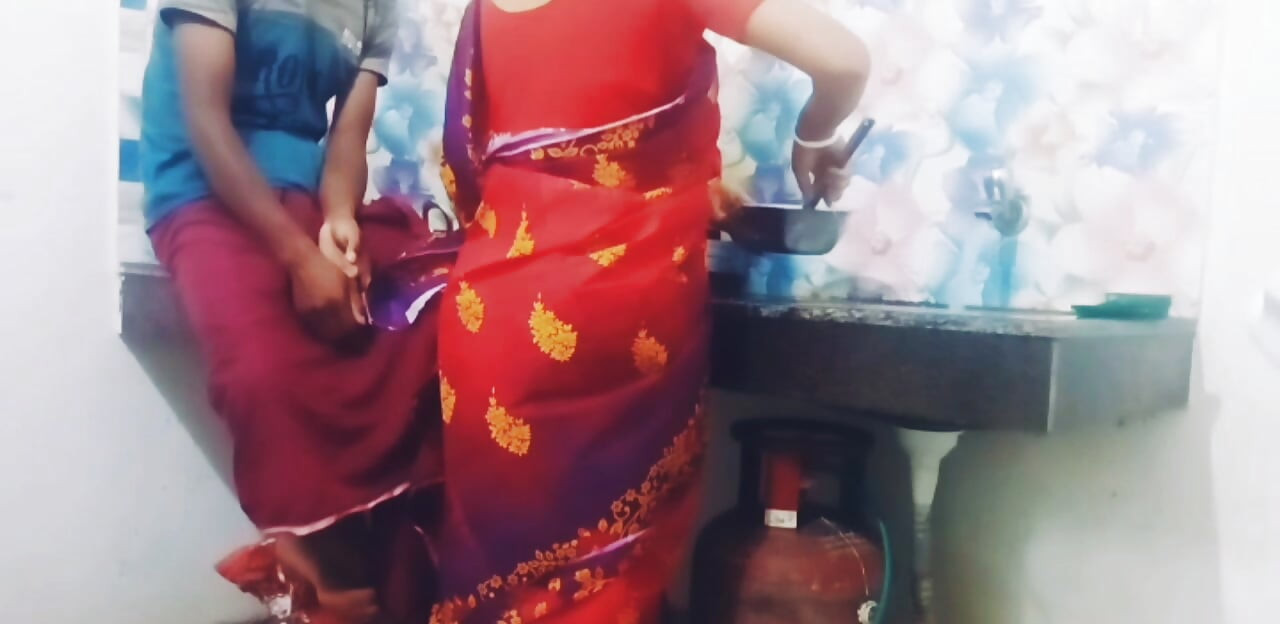 Busty Bhabi Gets Pounded In The Kitchen By Her Devar.