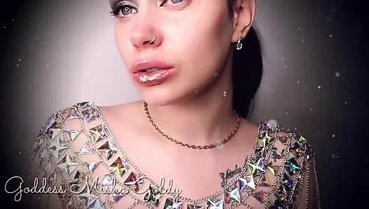 You can't say no to my shiny full lips and breast! JOI