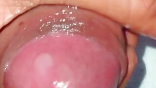 Big Cock Busts Early - Juicy Cumshot Replay and Slow Jerk in Boxers
