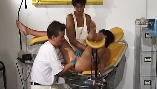 German Babe Got Her Holes Used by Nurse