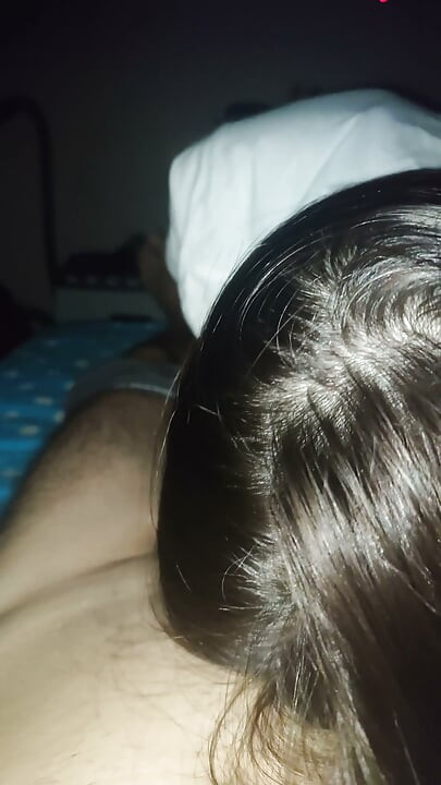 My Stepsister Woke Me up and Started Sucking My Little Dick. Sucking and Moaning