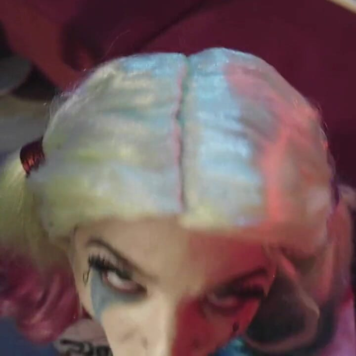 Harley Quinn Cosplay Facial Fuck Defeat