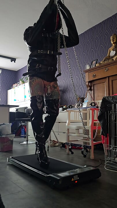 Fitness time for hubby slave