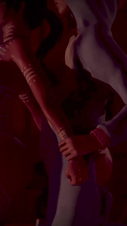 Halloween. the Futanari Night Ended with Rough Sex Involving a Huge Penis.