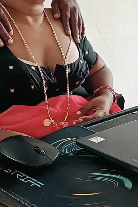 Step-stepbrother Sucked My Boobs During Online Interview