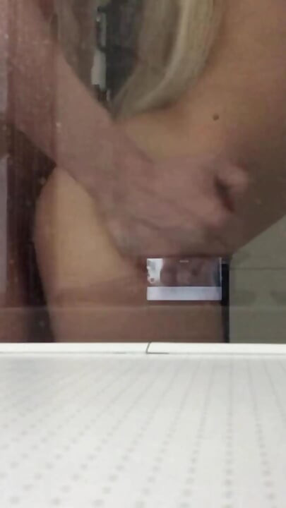 Blonde in Red Hoodie Teases in the Woods, Strips at Home and Gets Golden Shower on Her