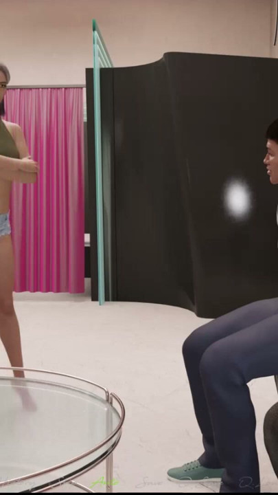The adventurous couple #31 - Anne went shopping for bikini's ... Nicole want to be naughty ... Kenny and Johannes watched Anne o | Clip 1