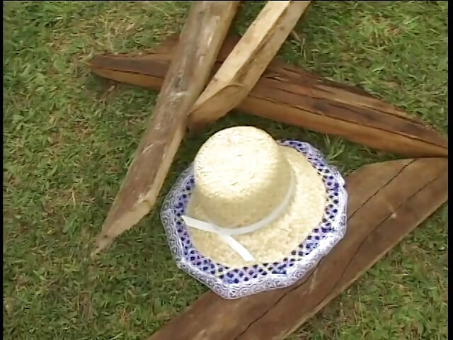 Deux hommes au corps bien avec de belles bites se font baiser par un côté picknick