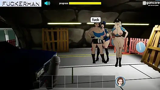 Полный геймплей - Fuckerman, Уличные проститутки