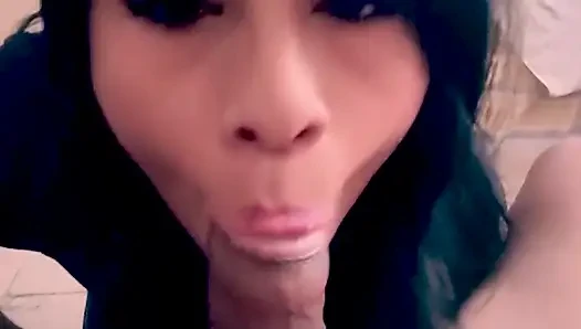 Amateur brunette