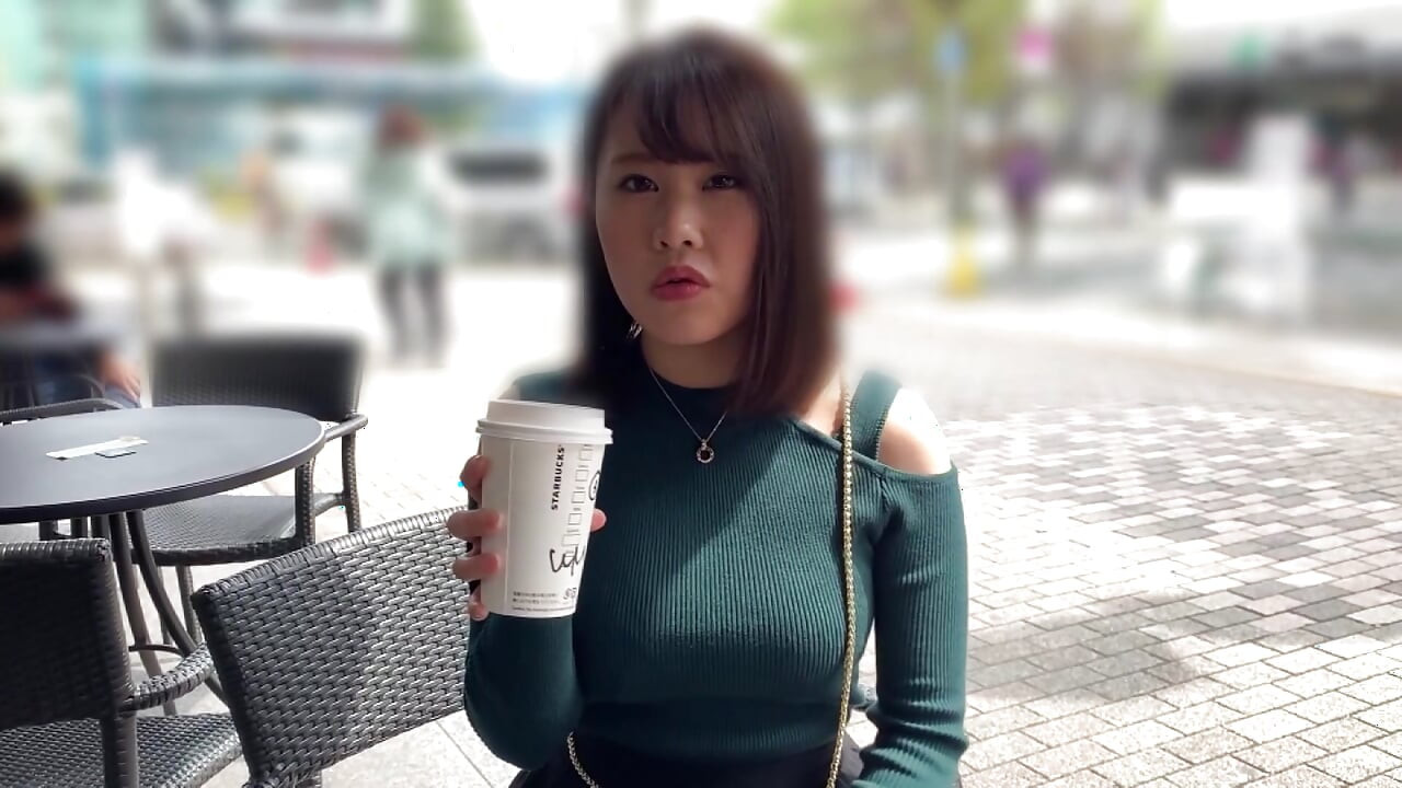 A154F01 Watching a busty girl with a cheerful smile in a private shoot on a matching app, with a sexy orgasm
