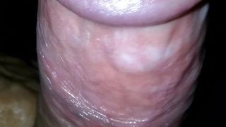 Mature cock hot and lubricated to give it very hard