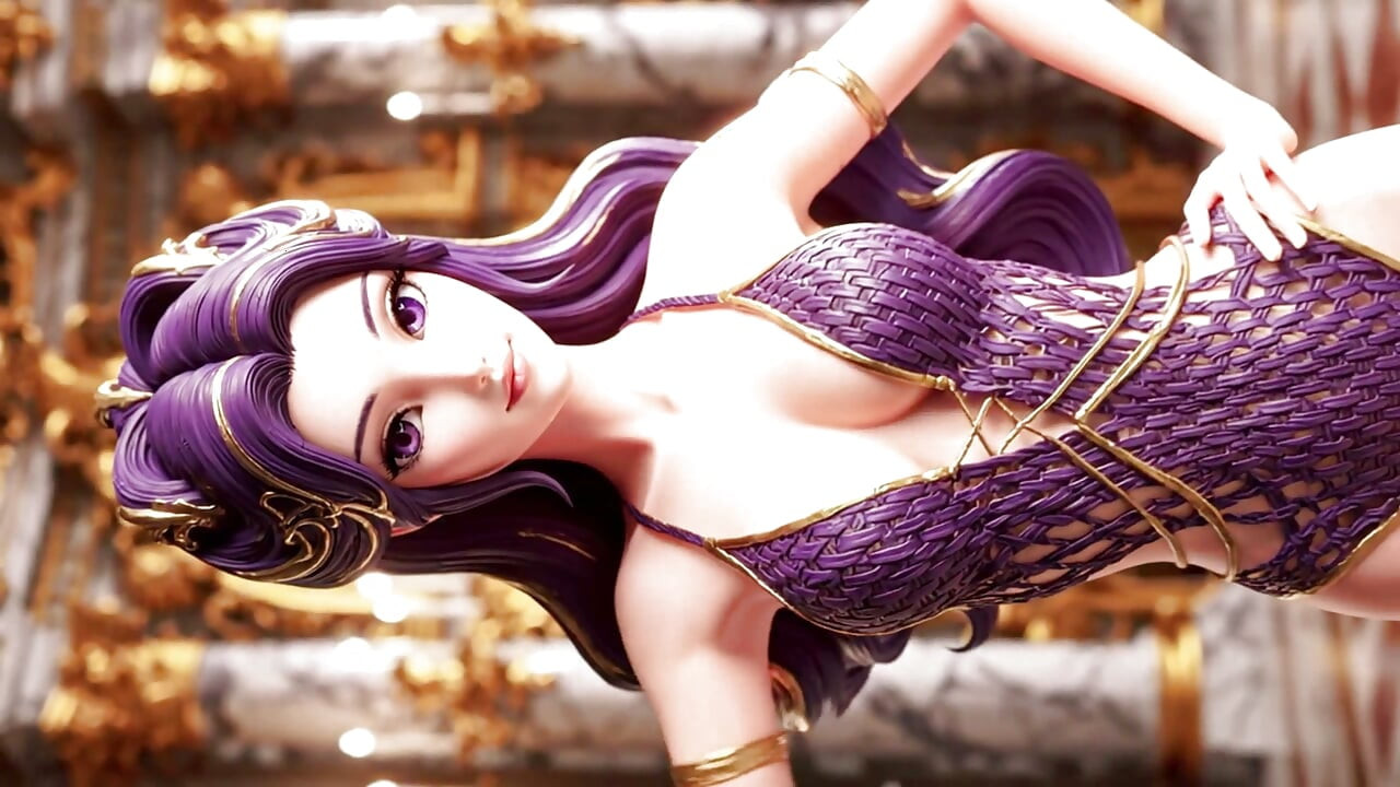 The Joy of Beautiful Girls Presenting Sheer Fashion: Radiant Jewels 3D Anime AI-Generated