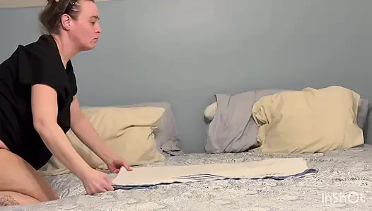 I Ride His Fat Dick and Cum and Get Bent Over and Pounded in the Ass!