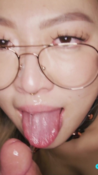 Emotional moment from "Asian teen takes directions and makes a sloppy mess gagging on my cock - Themindoftommy"