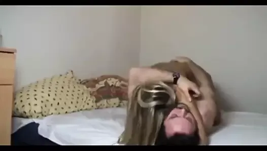 genuine homemade blowjob with my french student girlfriend