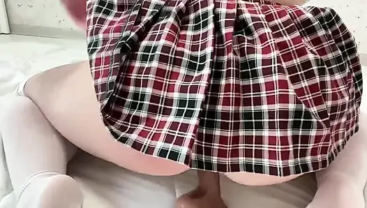 Sexy College  girl Brings Herself to a Long Orgasm with a Squirt!.