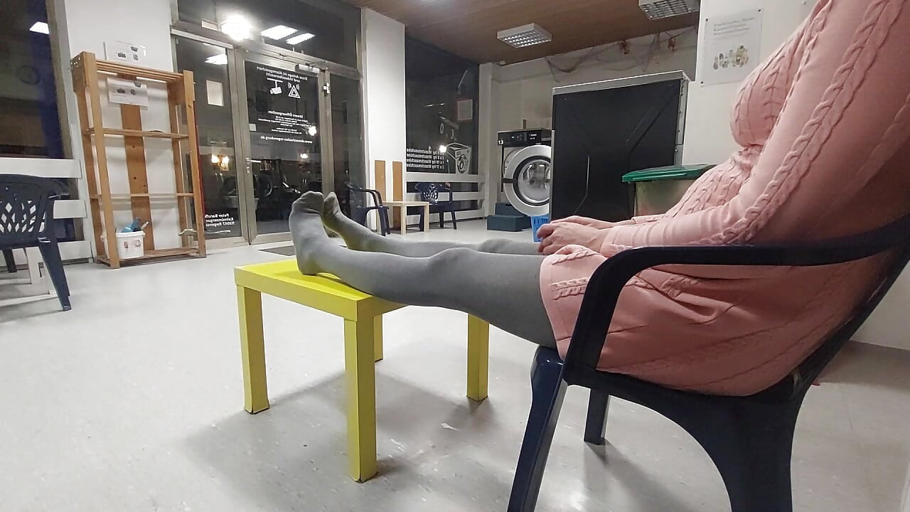 Alone in the laundry