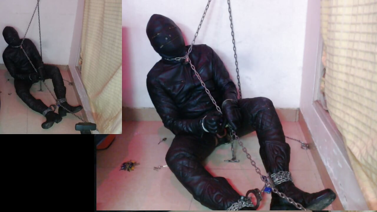 Self Bondage Gay Leather