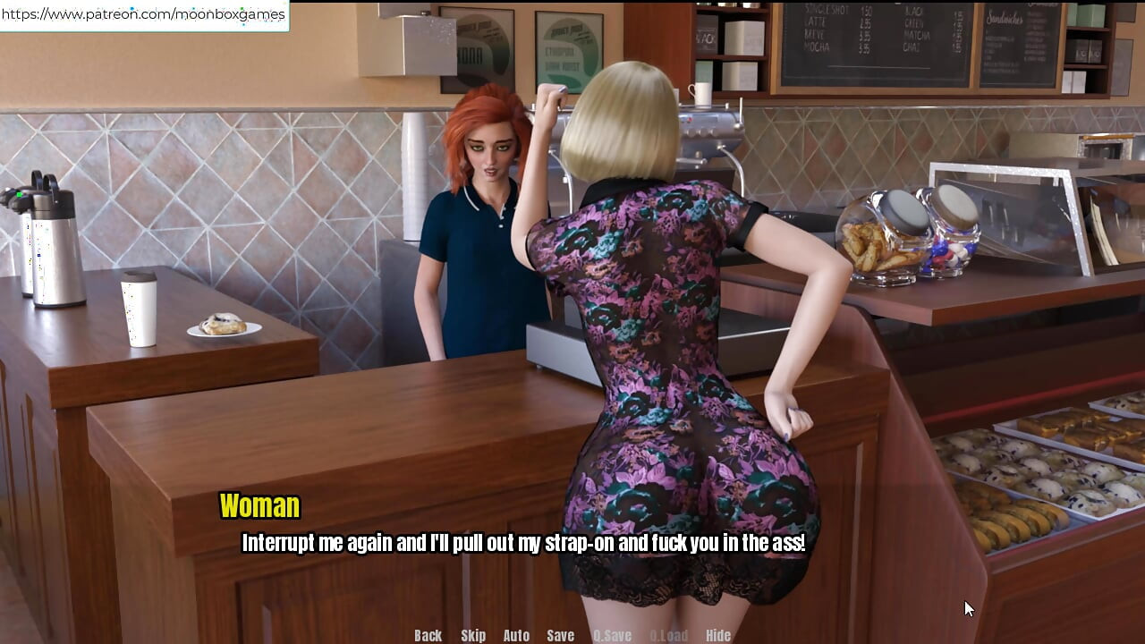 Grandmas house - ive dominated the lady from coffee shop and fucked her