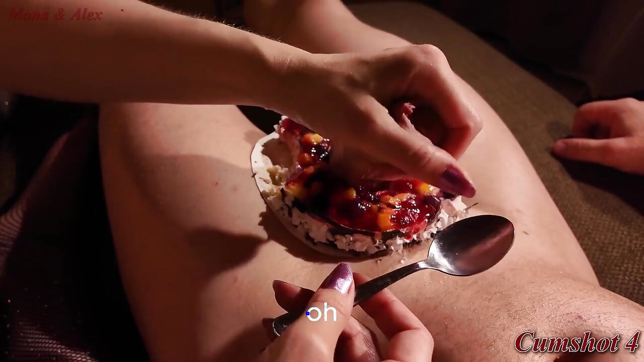 MILF Serves 10 Cumshots on Birthday Cake… Then Eats Every Slice