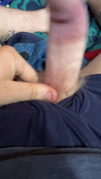 Masturbation rapide avec une grosse bite