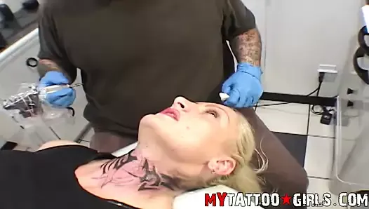 Alira Astro Extreme Throat Tattoo