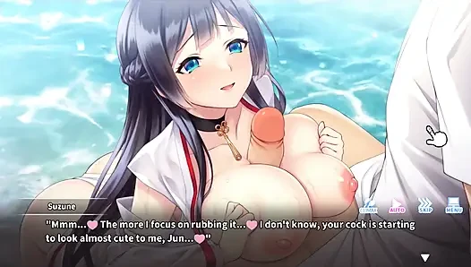 Hentai Game – Do As I Say - Shrine Maiden Paizuri