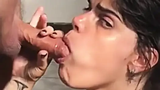 Milking my man with my mouth