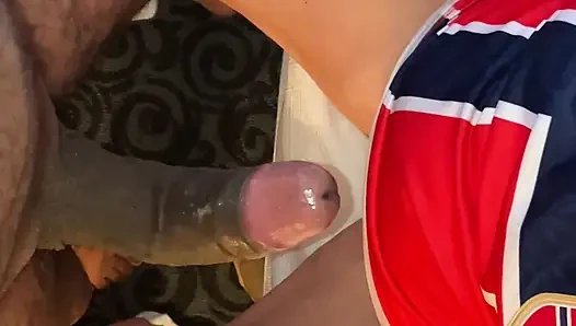 Gagging On My Hubby's Cock