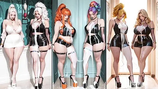 Bölüm 2: anime hotties orada vücutlara boşalmayı seviyor