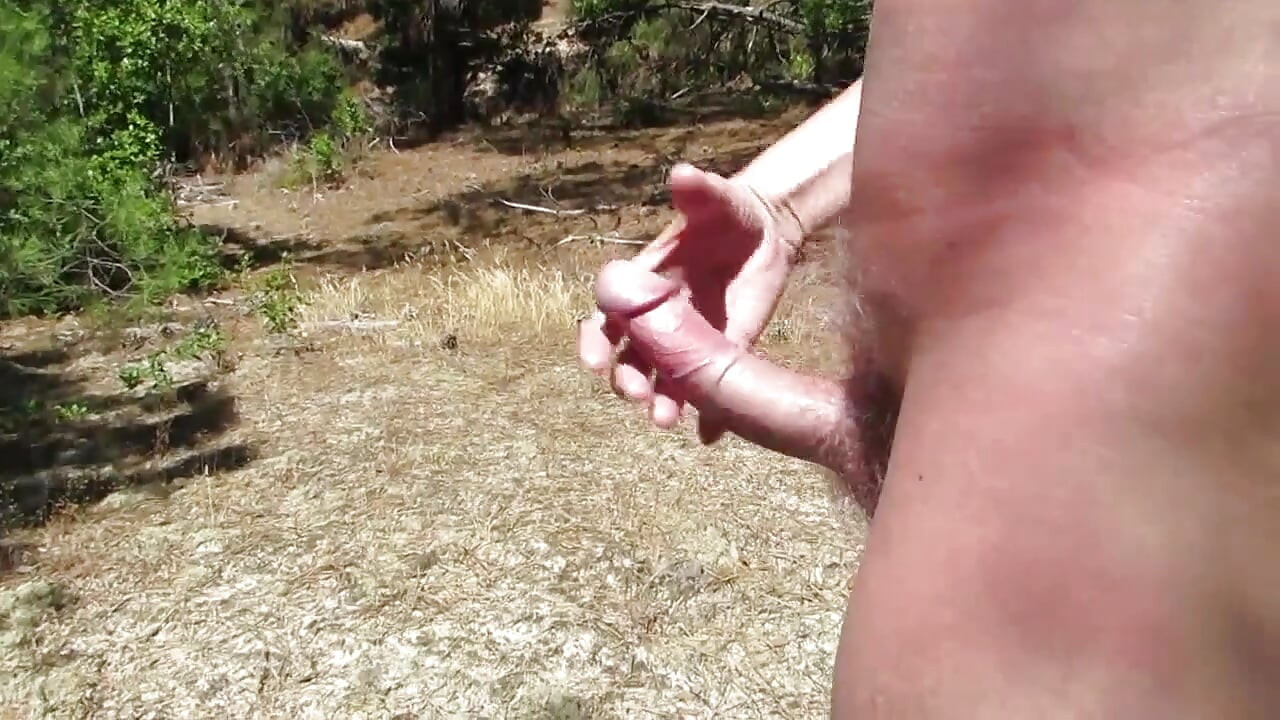 Nude Wank in the Woods and Fields
