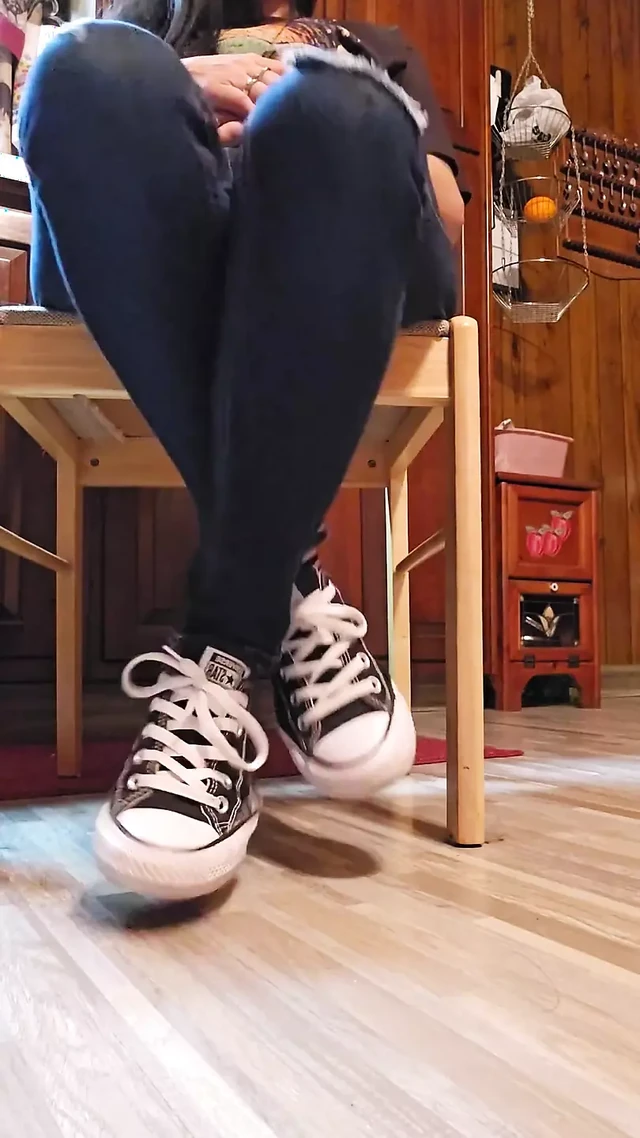 Get Down and Clean My Converse