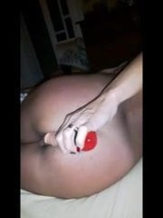 wife fuck ass herself