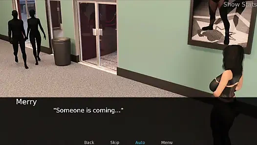 Горячая жена проекта - Jenny помогла Merry одеться