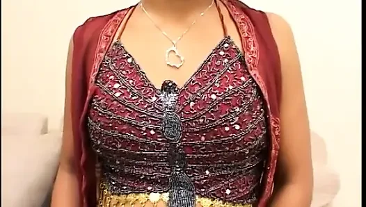 Indian honey with hot tits gets stiff fuck from guy in room