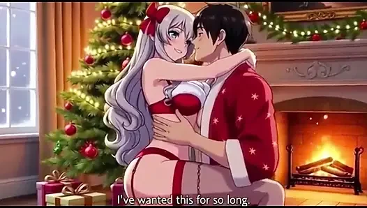 Amerikalı üvey kız kardeş Noel iç çamaşırı özel