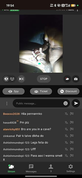 Stripchat'te canlı yayın