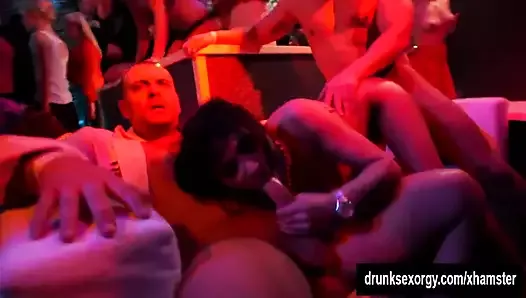 Sinfully bisexual pornstars fucking at sex party