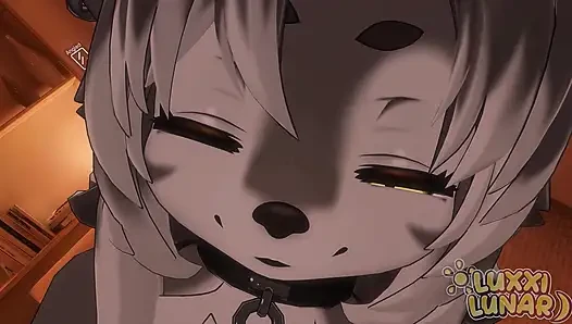 Bakış açısı azgın foxy furry kız sadece sarılmak istediğini söyledi... GFE Roleplay