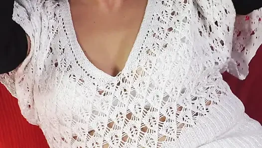 Hot milf in white stockings ass fucked pretty hard