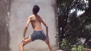 Skinny Latino Twink Twerk and dance