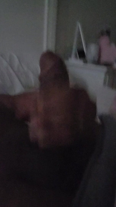 Stroking Black Cock