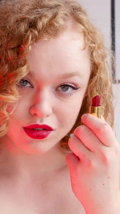 Lipstick and Spit Fetish and Whispering