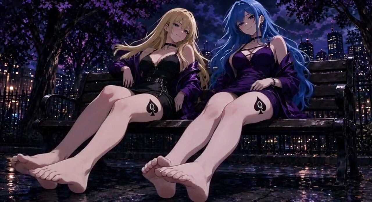 Queen of Spades Tattoo and Feet - Anime Compilation (Erotic AI Arts)