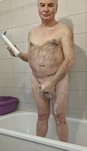 my dick in the shower