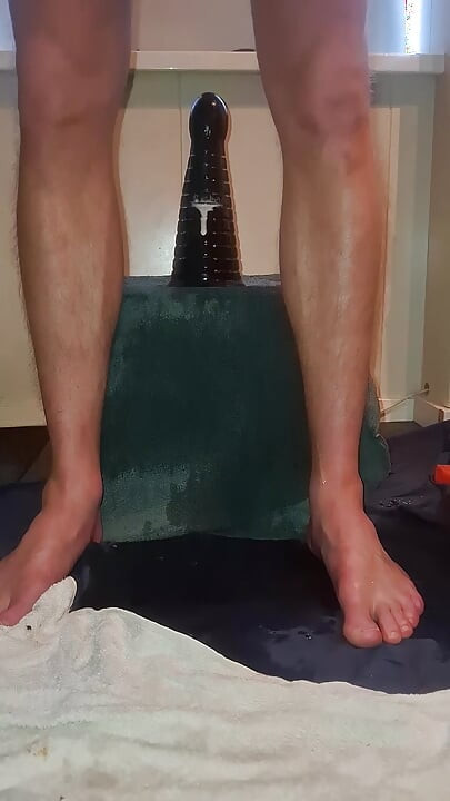 Solo Gay Twink - Piramid Dildo Ride