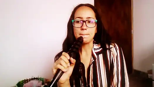 Horny Reporter Makes You a Report About Sex JOI