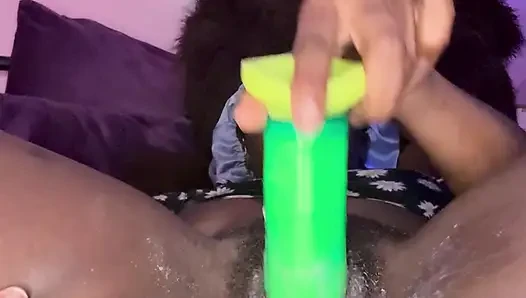 Jamaican Teen College Student Solo A Fuck Out Her Pussy Hole , Has TIGHTEST PUSSY GRIP