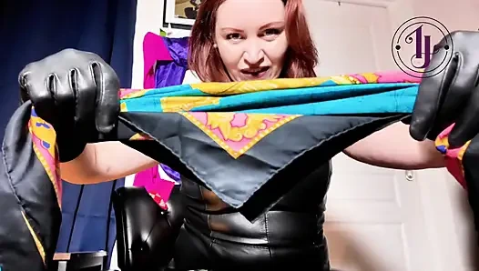 Inanna justice pov hermes syal suut & sarung tangan kulit menggoda: Luxury Breathplay Edge